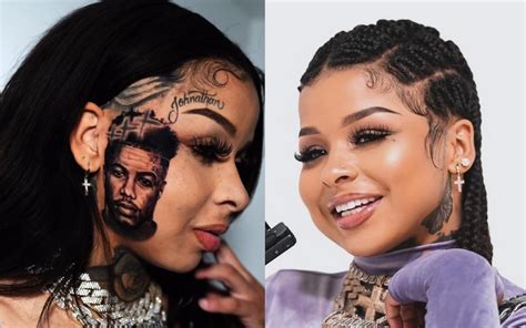 Blueface Debuts Chrisean Rock’s Name Tattooed On His Face